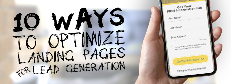 10 Ways To Optimize Landing Pages For Lead Generation | DMW Direct